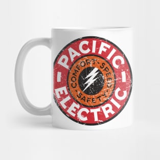 Distressed Pacific Electric Railway Mug